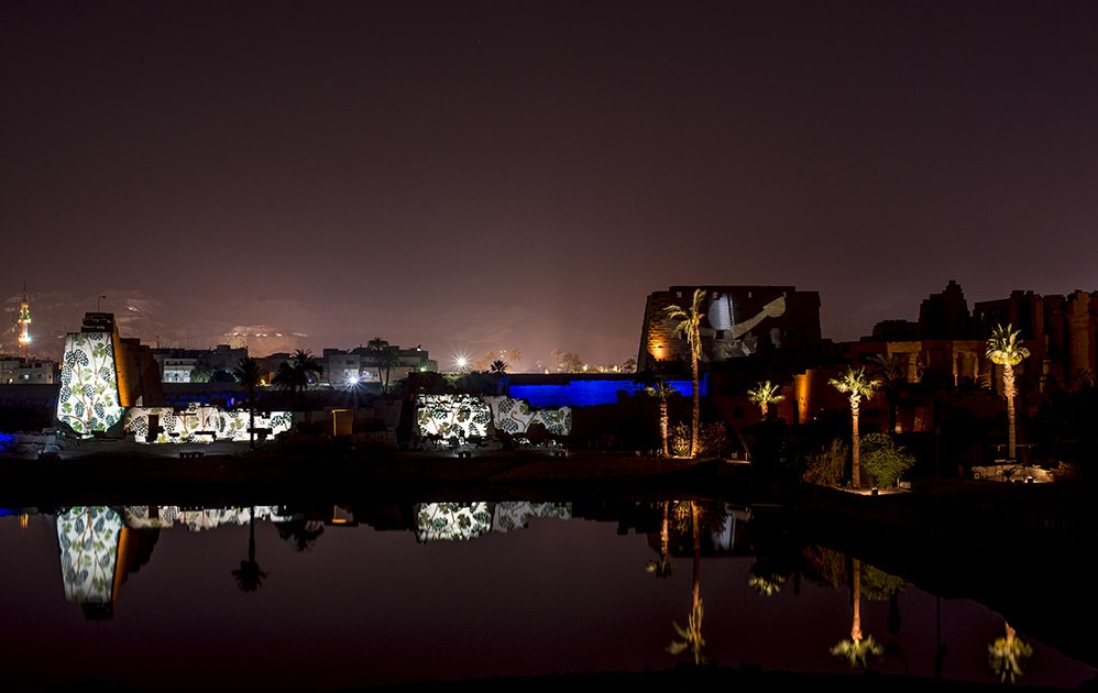 Sound and Light show at Karnak Temple